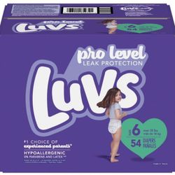 Luv Diapers Size 6