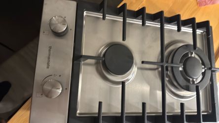 Thermomate Stainless Steel 2-Burner Gas Cooktop