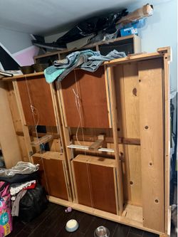 King size bed frame (custom made)
