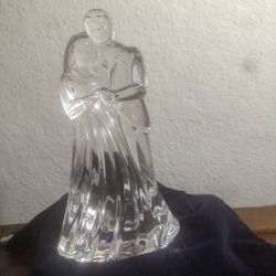 BRIDE & GROOM  CRYSTAL FIGURINE