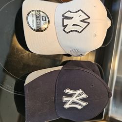 2 New York Yankee Base Ball Caps
