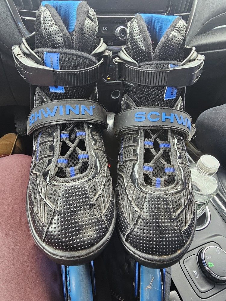 Schwinn Unisex Adult Adjustable Inline Skates (size 8-9.5).