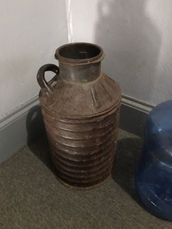 Vintage metal container.
