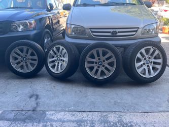 Set of 4 BMW  wheels and tires