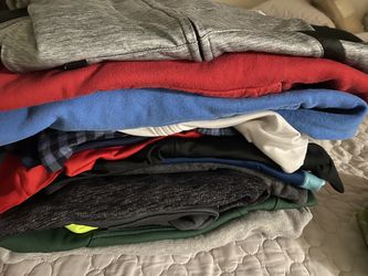 Slightly used boys between 8-10 Jackets and Hoodies combined