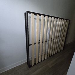 Queen Bed Frame With Metal