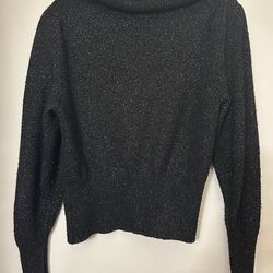 Express black sweater small