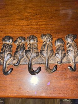 Vintage dog key holder