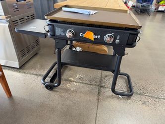28 in. 2-Burner Propane/Gas Griddle- Black