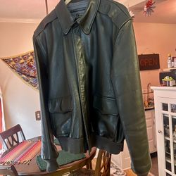 Authentic Flight Jacket Black- Type A-2, J. Petermen 