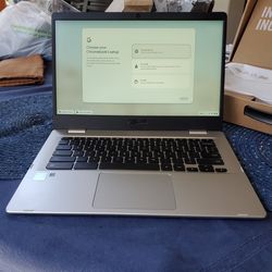 New Asus C424 Chromebook 14in. Laptop 128gb SSD 