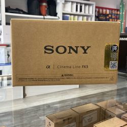Sony FX3 Cinema Camera