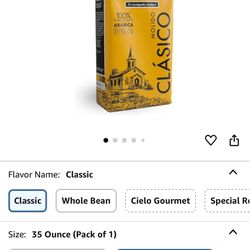 Café 1820 Classic Premium Costa Rican Ground Coffee 100% Arabica Dark Roast 2.2LB 1KG