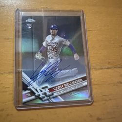 cody bellinger 2017 topps chrome auto refractor RC
