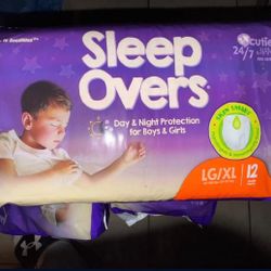 Sleep Over Bag  Diapers 