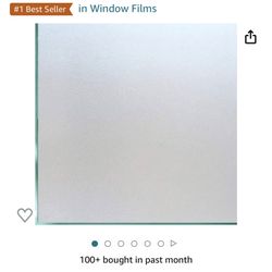 New In Wrapper Coavas Window Privacy Film