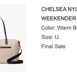 Kate Spade Big Tote Or Traveling Bag 