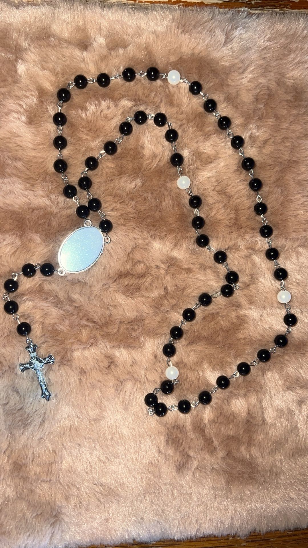 Custom Black Rosary