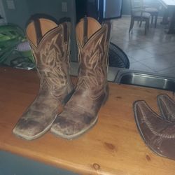 Justin And Red Diamond Boots Good Condition