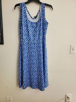 Blue dress