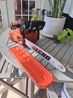 Echo Gas Chainsaw with Bar Cover