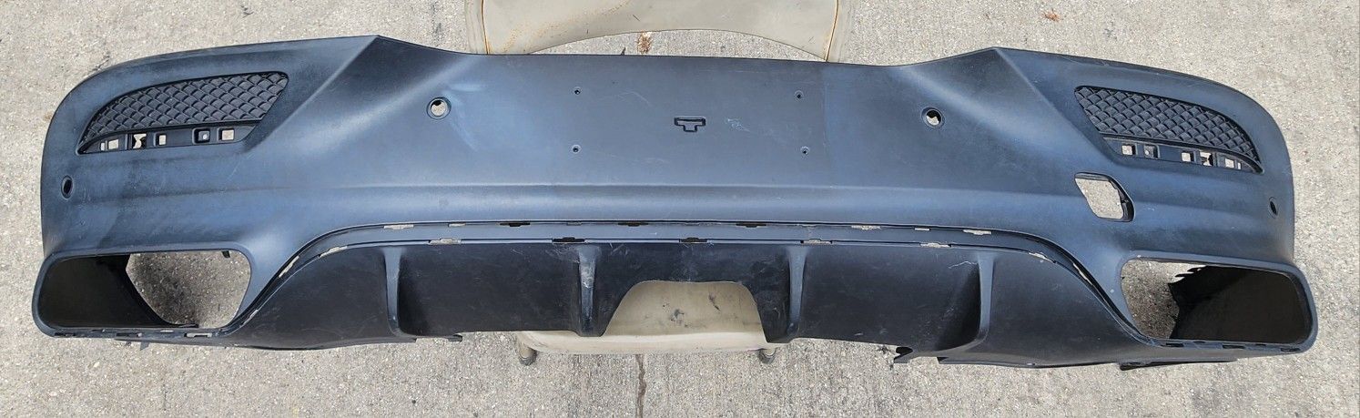 MERCEDES BENZ GLE63 AMG REAR BUMPER LOWER VALANCE DIFFUSER 2015 2016 2017 2018 2019