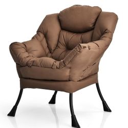 NEW Plush Accent Chair – Super Comfortable Lounge Chair – Modern Brown