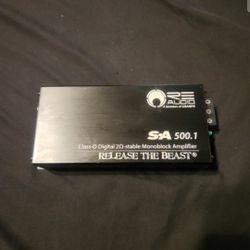 RE MONO BLOCK 500X 1 AMP C HANNEL