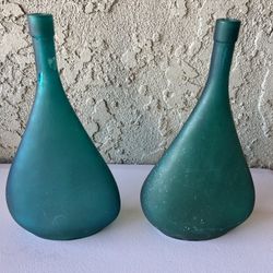 Handmade decorative vases from Spain set of 2 