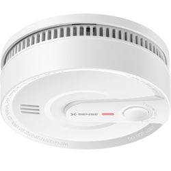 X-Sense Smoke Alarm, 10-Year Battery Fire Alarm Smoke Detector with LED Indicator & Silence Button, SD2K0AX