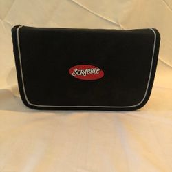 Scrabble Crossword Game Travel Edition Portable Zip Case Folio 