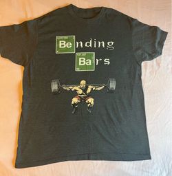 Bending Bars XL Charcoal T-Shirt