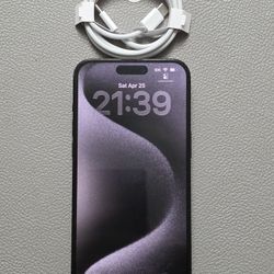 IPHONE 15 PROMAX 256GB UNLOCK ANY CARRIER IN GREAT Condition 100% BATTERY 🔋 LIFE 