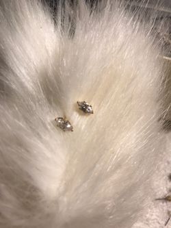 Silver earrings