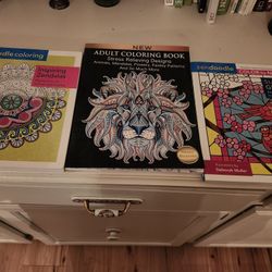 Adult Coloring Books, 2nd Set (1-3)