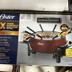 Oster 3-Quart Nonstick Fondue Pot Temperature Control Electric for Sale in  Queens, NY - OfferUp