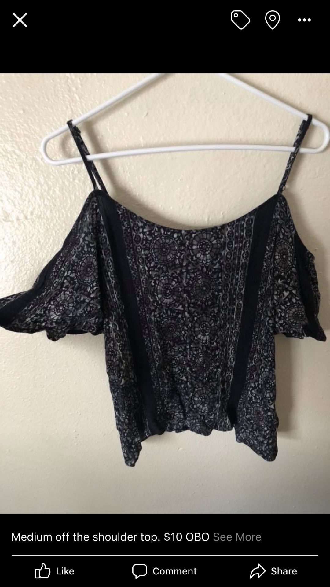 Off The Shoulder Top