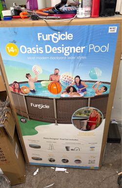 Brand new pool with cover and lights