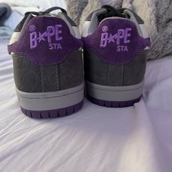 A Bathing Ape Bape Sta Mist Grey Royal Purple for Sale in A Bathing Ape Bape Sta Mist Grey Royal Purple for Sale in