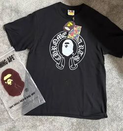 Bape x chrome Hearts shirt collab size large