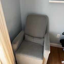 Nursery Reclining Swivel Chair w/ Ottoman