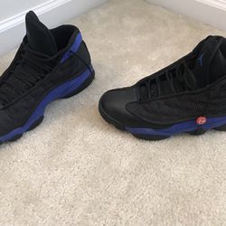 Jordan 13s Black And Royal