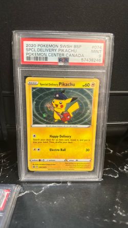 Special delivery Pikachu PSA 9