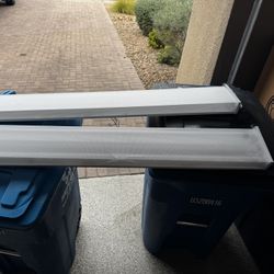 (3) 4’ Two Lamp Fluorescent Wrap Fixtures