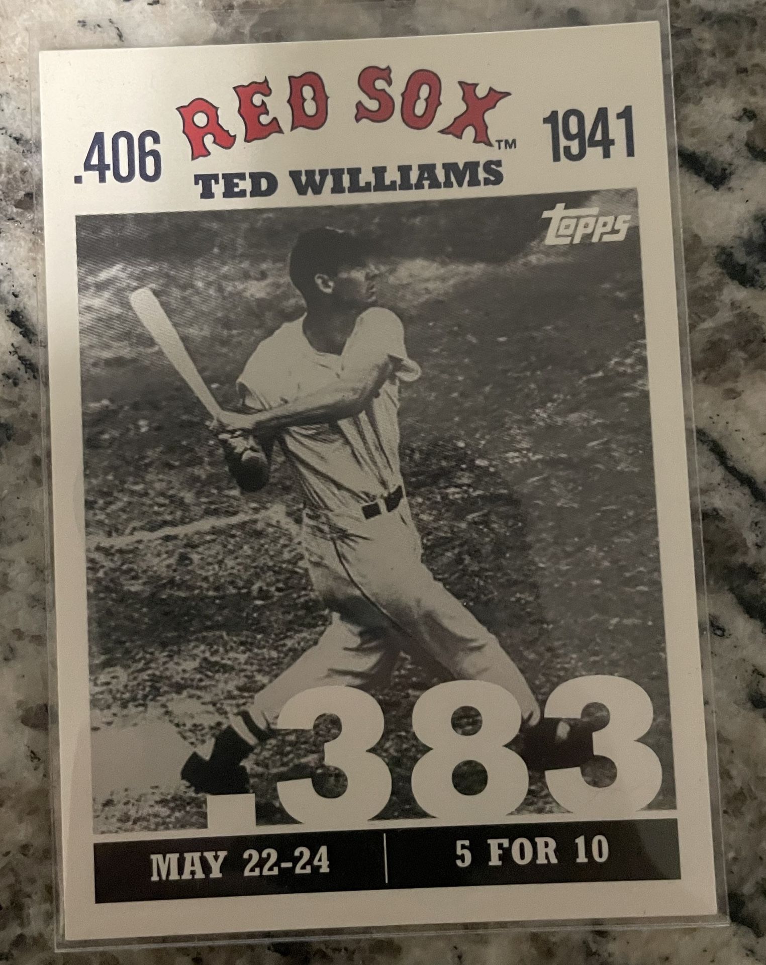 Ted Williams 2007 Topps Card #TW9