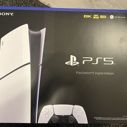 PS5 (Digital)Console Set With Vr2 Set/Headphones/Charging Station/2 Controllers/Wires/Ps Backbone