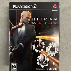 HITMAN TRILOGY: 2, Blood Money, Contracts (Sony PlayStation 2, PS2) GOOD CONDITION