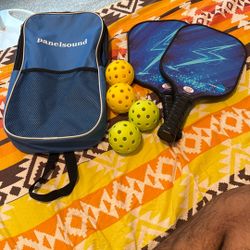 Pickleball Racket And Balls