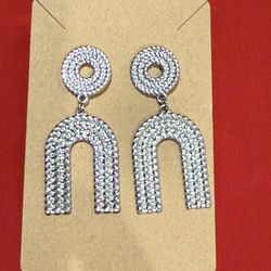 New! Upside down U shaped earrings