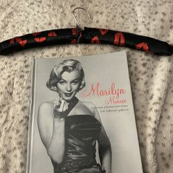 Marilyn Monroe 80’s Book With An 80’s Silk Hanger 